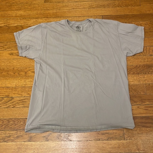 Athletic Works cotton s/s tee in taupe. Size L. GUC - Picture 3 of 3